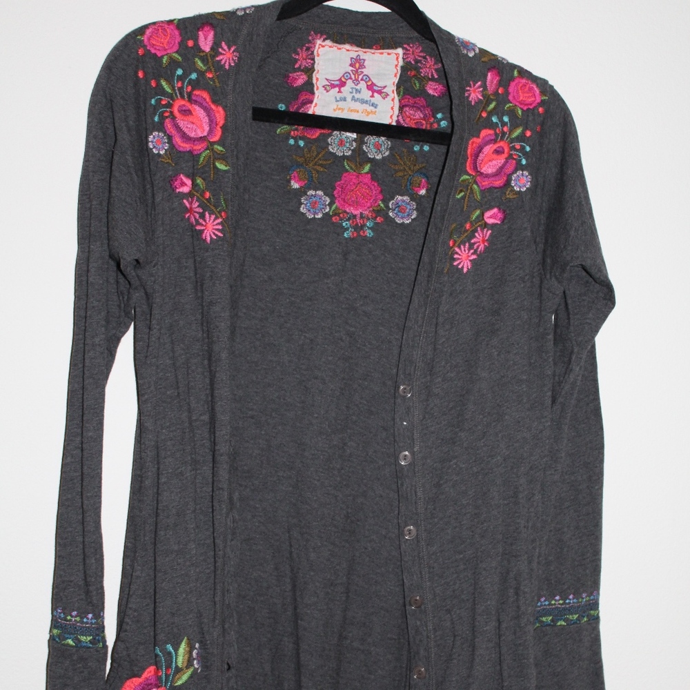 Johnny Was LA Long Cardigan